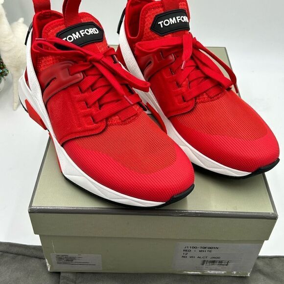 Men’s Tom Ford Jago lace up sneakers size 12 made in Italy - Picture 3 of 11